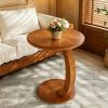 C-Shaped End Table, Round Sofa Side Table