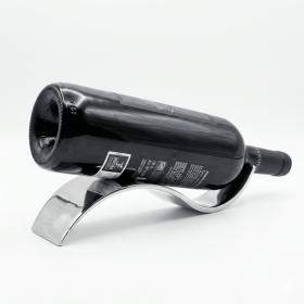 Choixe Minimalist Wine Bottle Holder - Modern Recycled Aluminum Wine Rack