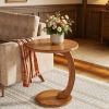 C-Shaped End Table, Round Sofa Side Table