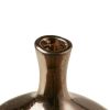 Mirrored Ceramic Decorative Vases 3-piece set Bronze 3-Piece