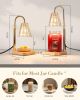 Candle Warmer Lamps 2 Pack, Electric Wax Warmer Lamp with Timer for Jar Candles, Aesthetic Home Decor, Housewarming Gifts for Women