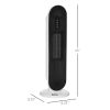 Home Space Heater, Portable Electric Heaters with 45 Degree Oscillation, Remote Control, 24H Timer and Overheating Protection, 1500W/1000W