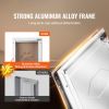 Pet Door, 16.65" x 27.44" Aluminum Frame with Lock and Flap System, Weatherproof Doggy Door, Easy to Install in Interior or Exterior Doors