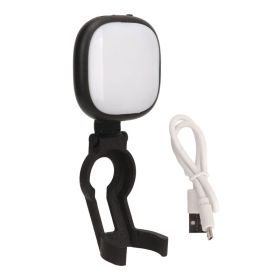 LED Video Light High Brightness Soft Light Multi Mode Color Temperature Adjustment Portable Vlog Selfie Light With Bracket (Option: Default)