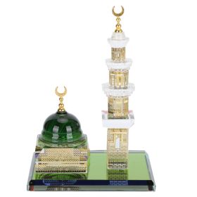1 Set Muslim Kaaba Dome Mosque Islamic Desktop Ornament Table Car Decor Crafts Gifts (Option: Default)