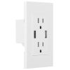 USB Wall Outlet Dual 2.4A USB Wall Charger High Speed Duplex Wall Socket US Standard
Wall Outlet