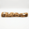 Handcrafted Olive Wood Candle Holder - Rustic 3-Candle and 5-Candle Centerpiece Tray for Dining Table, Living Room and Home Decor