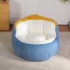Oversized Faux Fur Bean Bag Chair, Extra Large Single Person Fluffy Bean Bag Sofa, Shredded Sponge Filled Comfy Lounge Chair for Bedroom Living Room