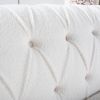 84.65" Rolled Arm Chesterfield 3 Seater Sofa.