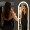3 Color Lighting Mirror with LED Lights, 64"x21" Lighted Floor Standing Mirror with Stand, Wall Mounted Hanging